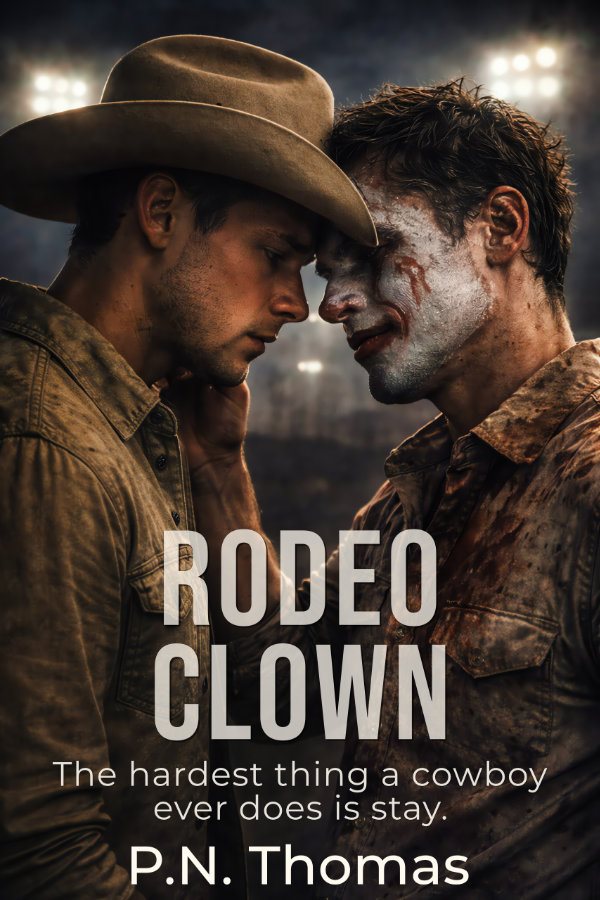 Rodeo Clown — M/M cowboy romance novel cover